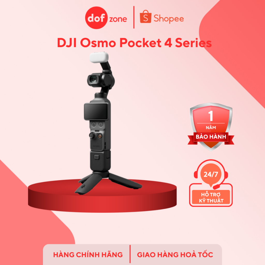 Máy quay cầm tay DJI Osmo Pocket 4 Series - Hàng Mới Chính Hãng Bảo Hành 12 Tháng | BigBuy360 - bigbuy360.vn