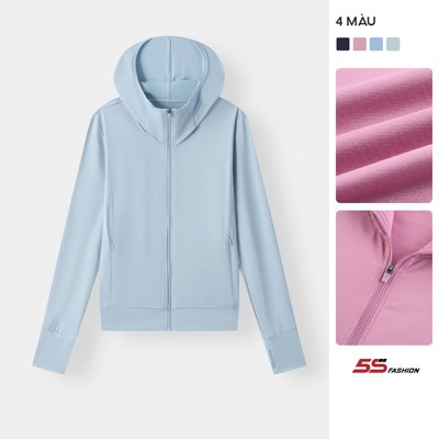 Áo Chống Nắng Nữ 5S FASHION SunCoolmax Dáng Ngắn, Nhẹ Mát, Linh Hoạt W0ACN26002