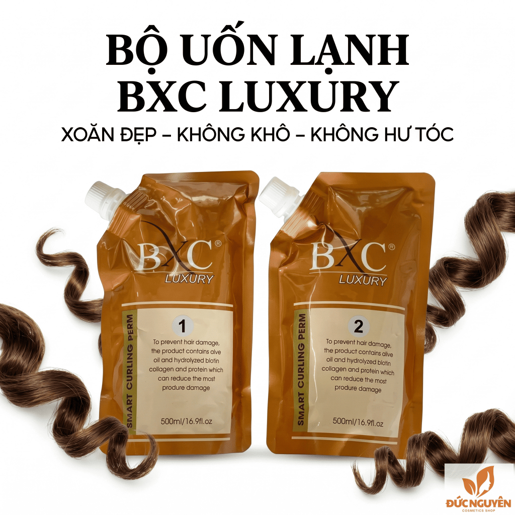 Thuốc Uốn Tóc BXC Luxury Collagen Keratin – Bộ Uốn Tóc Chuẩn Salon Tại Nhà