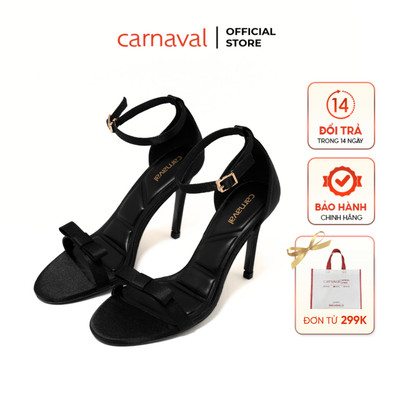 Giày Cao Gót Nữ Carnaval Gót Nhọn 2 Loại Gót Cao 7cm và 10cm Siêu Tôn Dáng Quai Đính Nơ - VS145