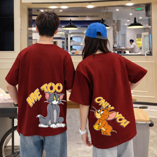 Áo thun unisex nam nữ in TOM & JERRY chất liệu thun 100% cotton LOZA UX30 - G0459