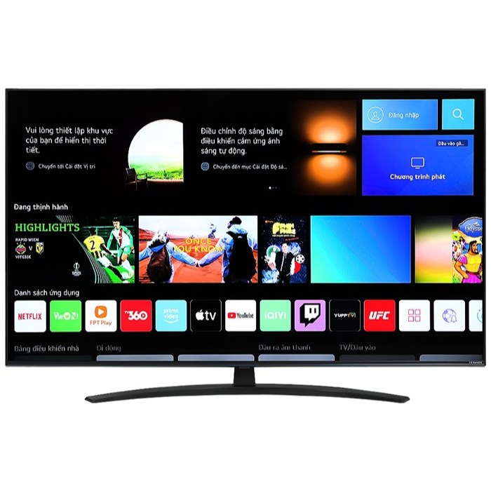 Smart Tivi NanoCell LG AI 4K 55 inch 55NANO76SQA