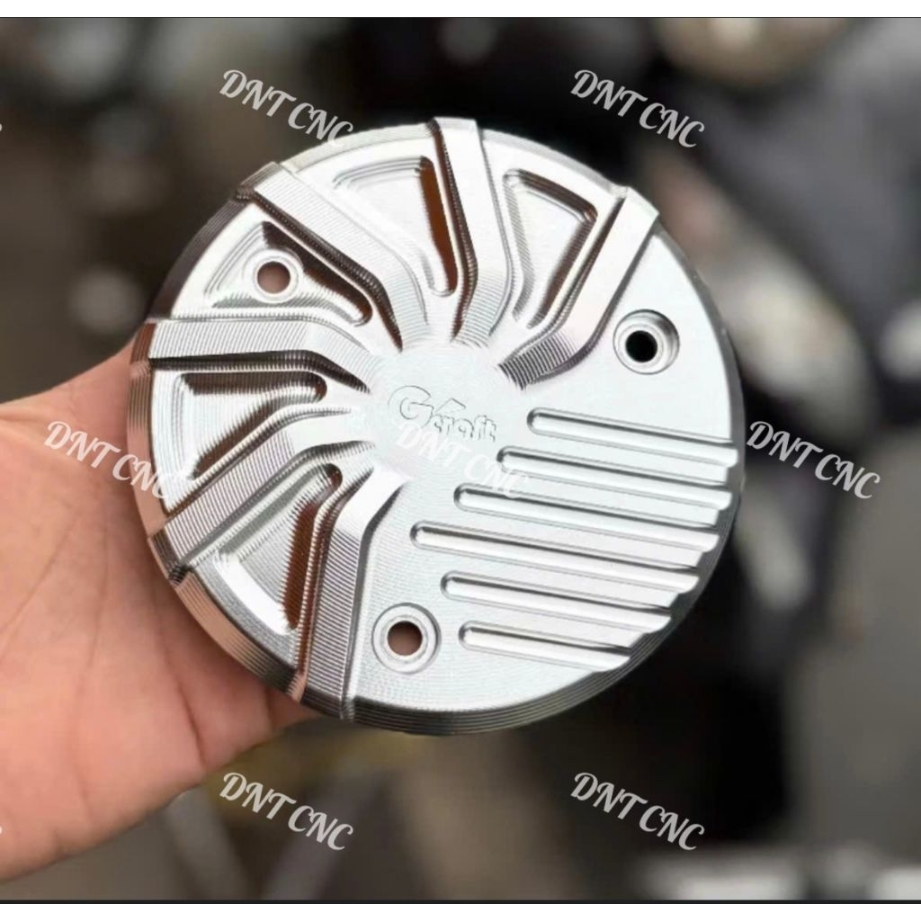 Nắp nồi GCRAFT bản TBT V2 xe WAVE / DREAM nhôm CNC nguyên khối