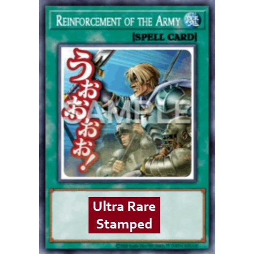 [Yugioh Funny Shop] 1 lá thẻ bài RA05-EN113 Reinforcement of the Army - Ultra Rare