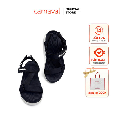 Sandal Quai Dán Carnaval Unisex Nam Nữ Đi Học Đi Chơi Đế Bền Chống Trượt Thời Trang - VS159