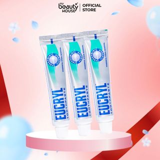 Combo 3 Kem đánh răng Eucryl hỗ trợ làm trắng răng (2x62g)