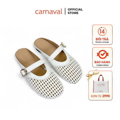 Giày Sục Nữ Carnaval Quai Ngang Da Đan Lưới Thoáng Khí – Dép Sục Nữ Đi Chơi, Đi Làm - VS178