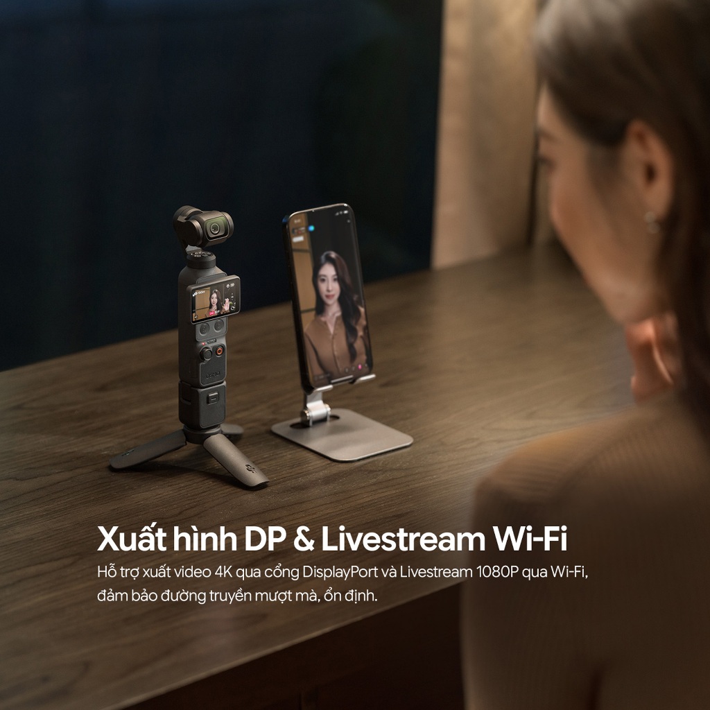 DJI Osmo Pocket 4 Chính hãng | Gimbal Tích Hợp Camera | Chất Lượng Cao | Bộ Nhớ Trong 107GB | BigBuy360 - bigbuy360.vn