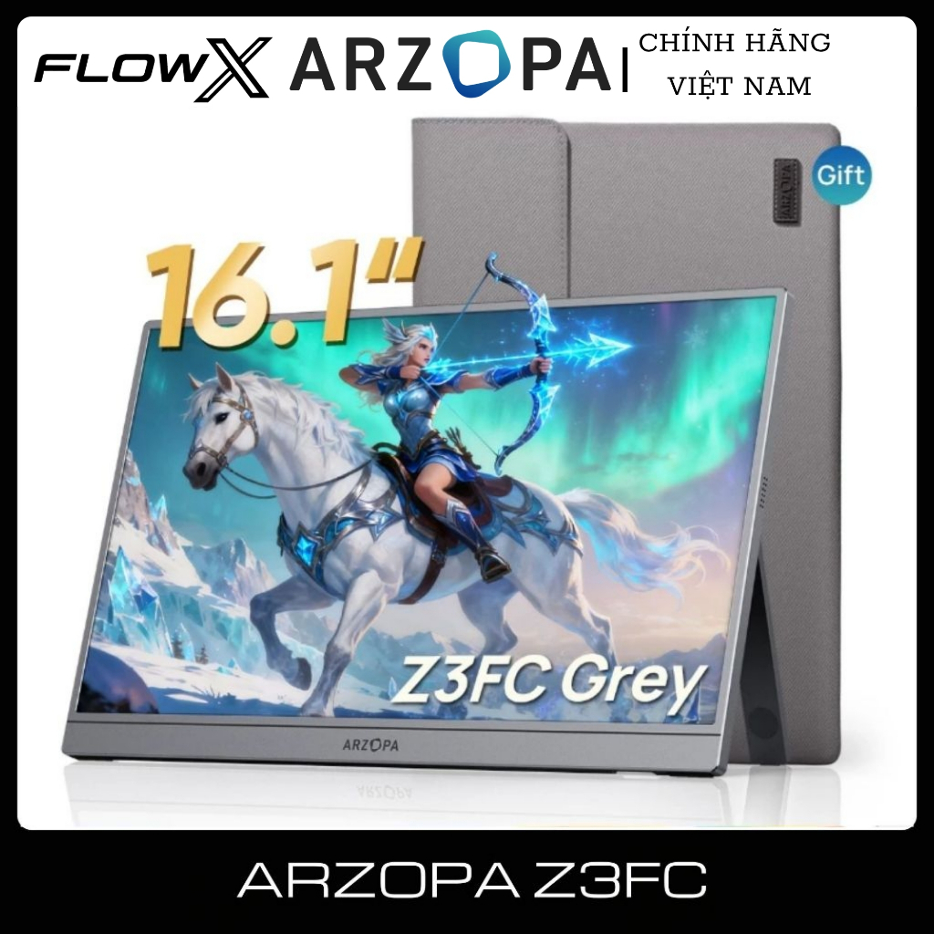 Màn Hình Di Động ARZOPA Z3FC 16.1 Inch QHD 2.5K 180Hz IPS USB-C HDMI