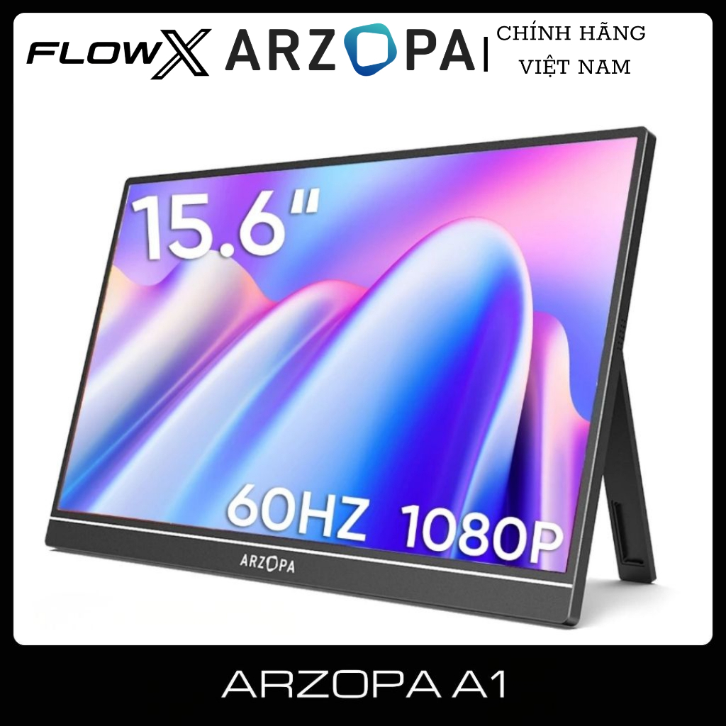 Màn Hình Di Động ARZOPA A1 15.6 Inch Full HD IPS USB-C HDMI Khung Hợp Kim