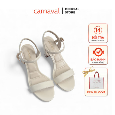 Sandal Nữ Carnaval Gót Vuông Cao 5cm và 7cm Quai Mảnh Thanh Lịch - Chuẩn Công Sở - VS193