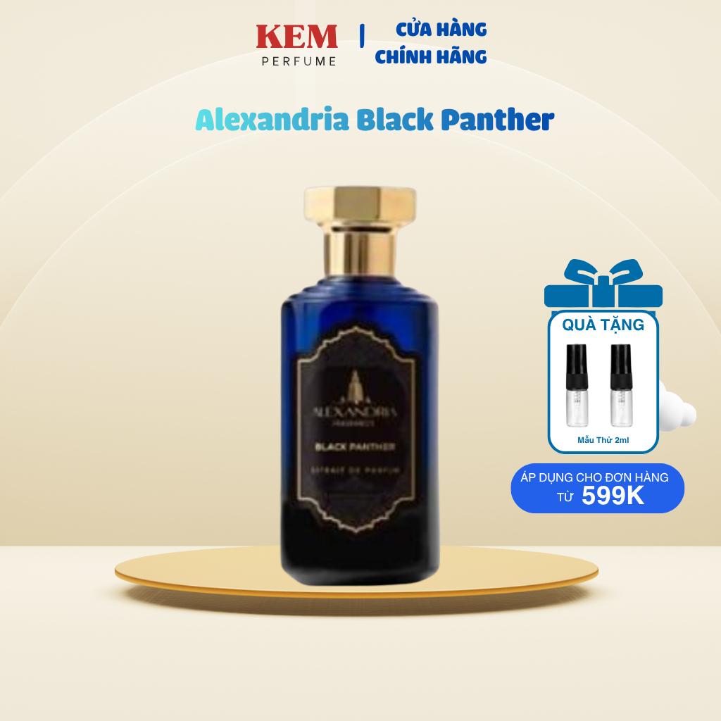 Nước Hoa Unisex Alexandria Black Panther – Hương Trầm Ấm Fullsize 100ml