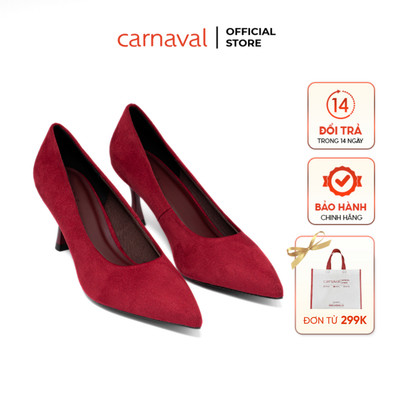 Giày Cao Gót Nữ Carnaval Mũi Nhọn Sang Trọng, Công Sở Gót Cao 7cm Êm Chân, Đi Làm Đi Tiệc - VS191