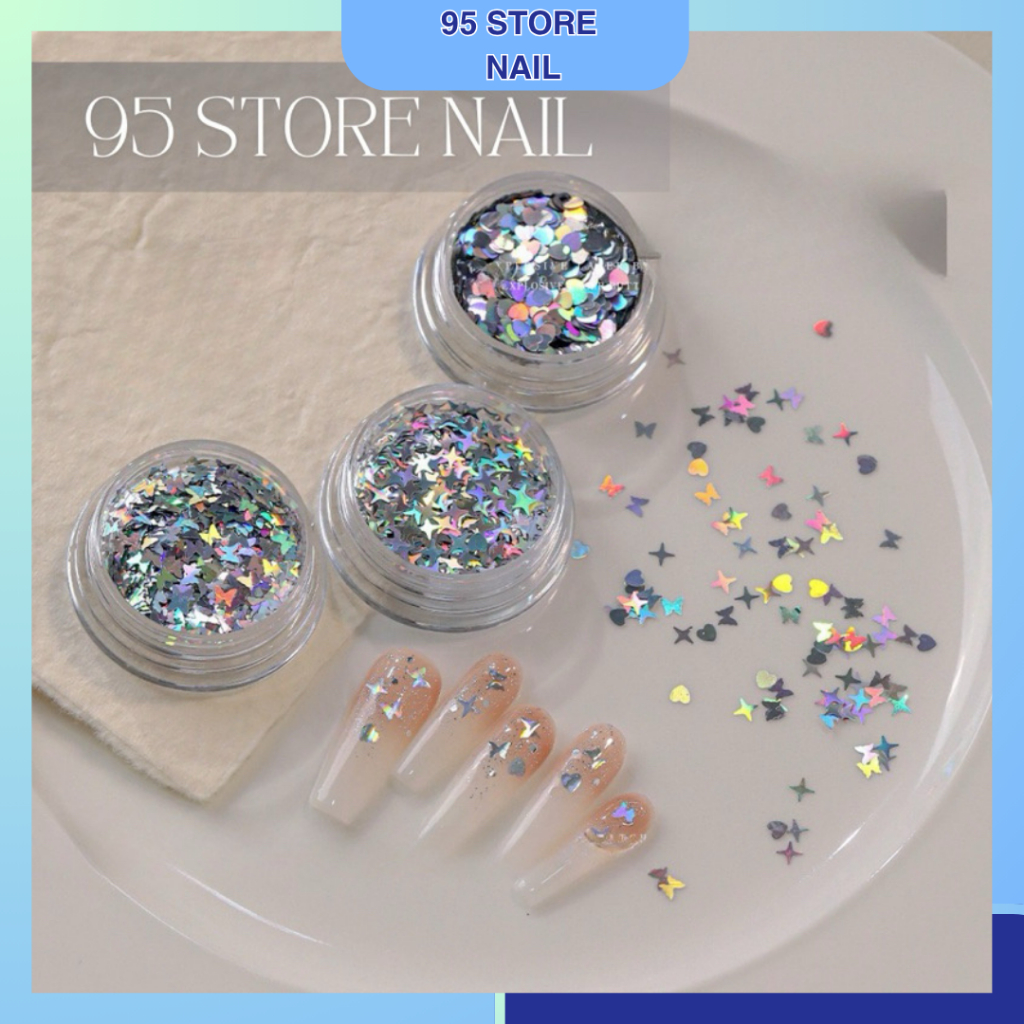 hũ phụ kiện mini siêu xinh Nail, hũ phụ kiện hình siêu sáng nail.nailgiare95