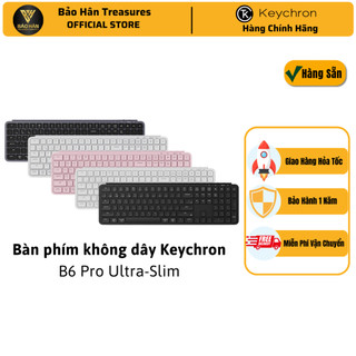 Bàn phím vi tính Keychron B6P-K1 B6 Pro Space Gray - Hàng Chính Hãng