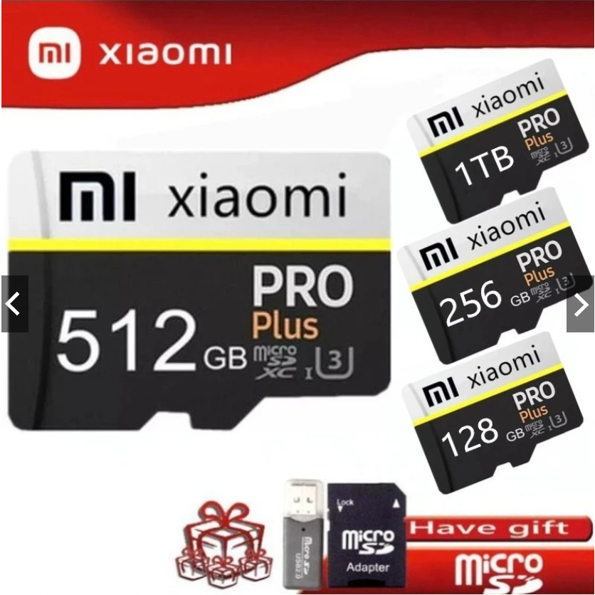 Cho Mi Cho Thẻ microsd 1TB 512GB 256GB Thẻ Nhớ Điện Thoại Di Động Thẻ Nhớ#UNKY#