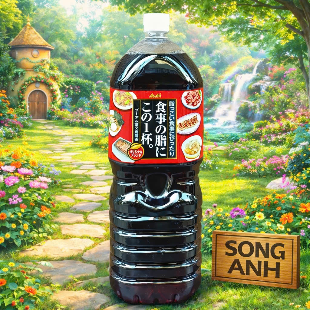 Trà Olong Giảm Mỡ Asahi 2l Nhật Bản