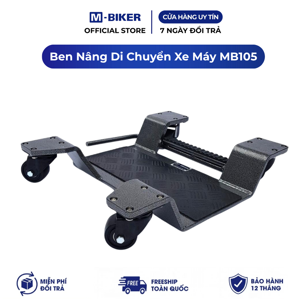 Ben Nâng Xe MB105 Di Chuyển Xe Máy, ben nâng chân chống đứng mb105 | M-Biker
