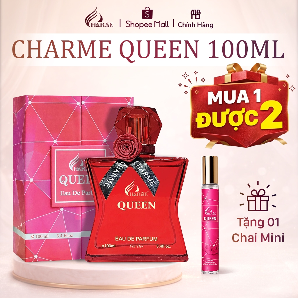 Nước Hoa Nữ Charme Queen 100ml Chính Hãng – Mới Mẻ, Quyến Rũ, Độc Đáo