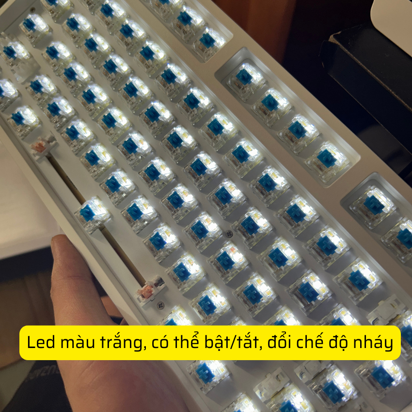 Bàn phím cơ H108 Lite, dùng Blue Switch gõ sướng, phiên bản kết nối bằng dây, phù hợp Gamming | BigBuy360 - bigbuy360.vn