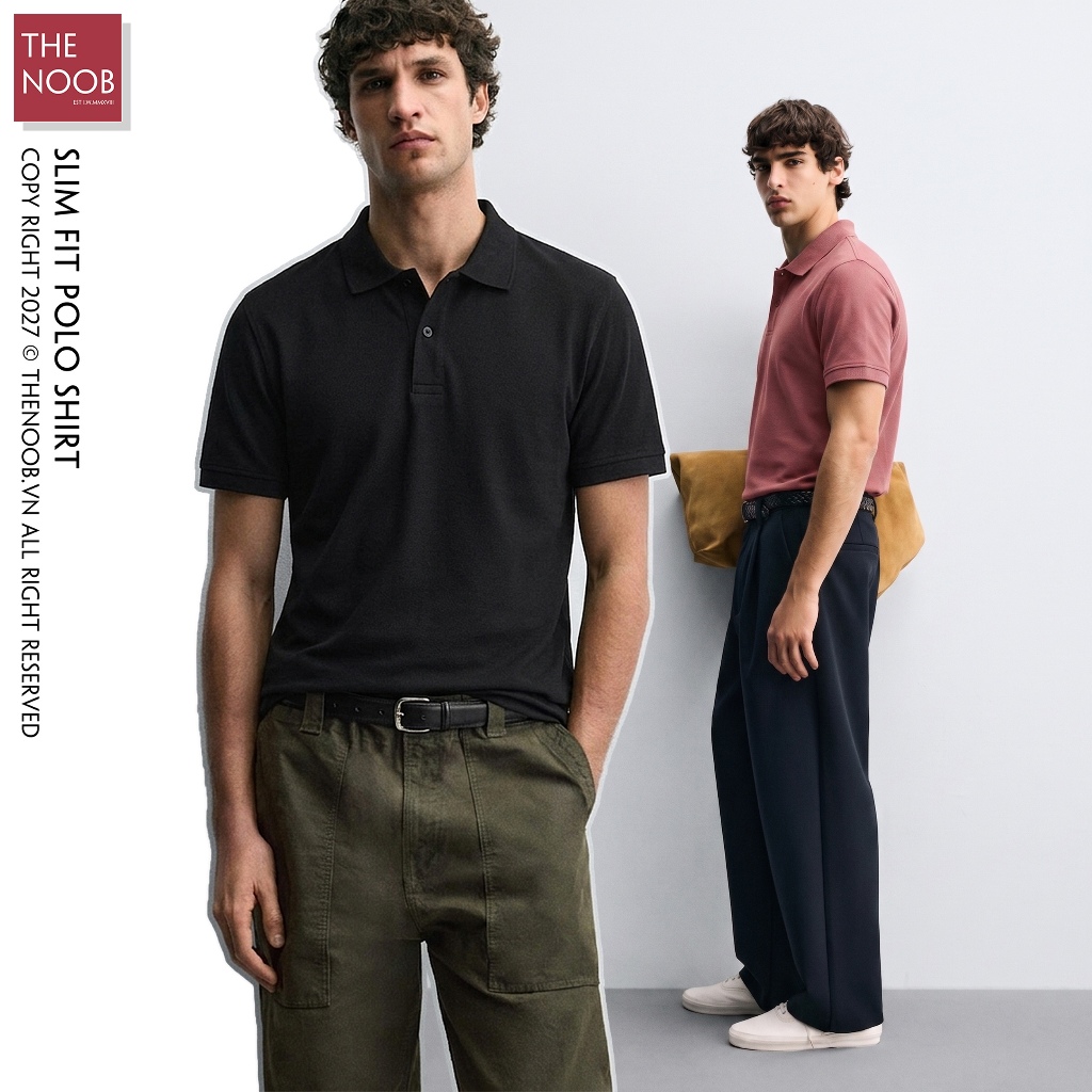 Áo Polo Cộc Tay Dáng Slim Fit - 2026AP36 - 2026AP37 - 2026AP38 - 2026AP39 - 2026AP40 - 2026AP41