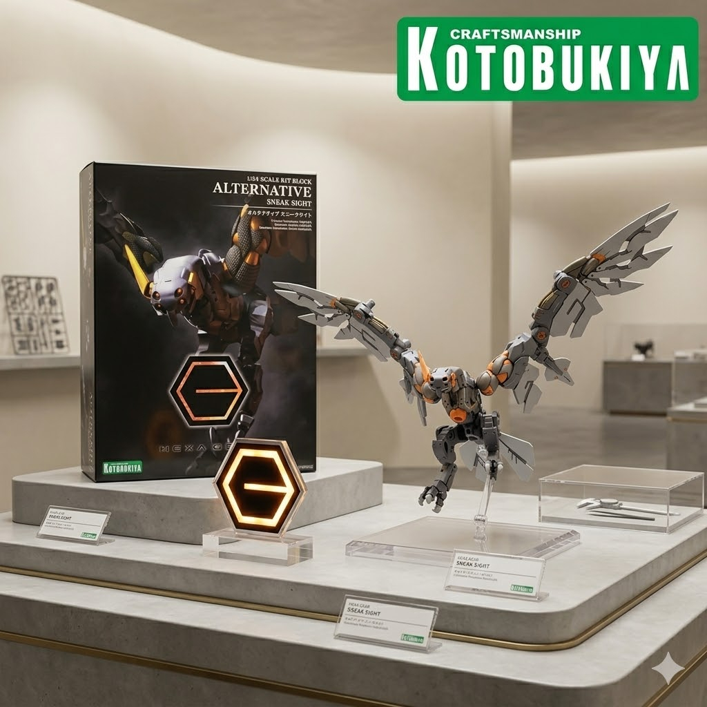 Hexa Gear Alternative Sneak Sight – Model Kit Drone Trinh Sát Kotobukiya Chính Hãng Tỷ Lệ 1/24
