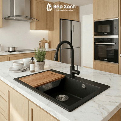 CHẬU RỬA ĐÁ GRANITE CAO CẤP Ecalite EGS-6001.27545HB – NÂNG TẦM GIAN BẾP CỦA BẠN