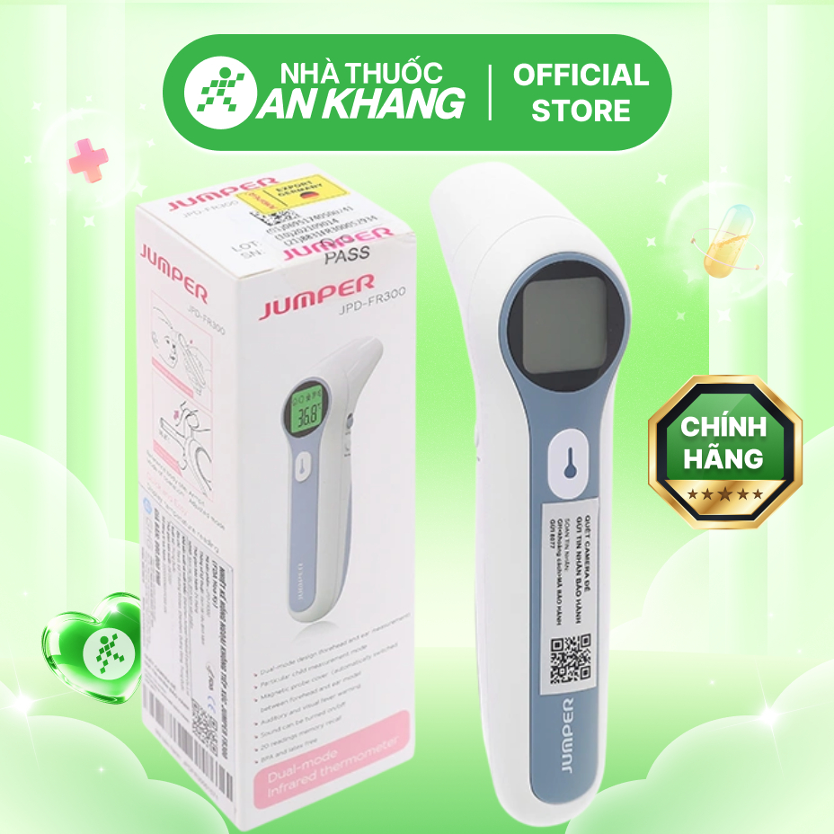 Nhiệt kế hồng ngoại đo trán Jumper JPD-FR300