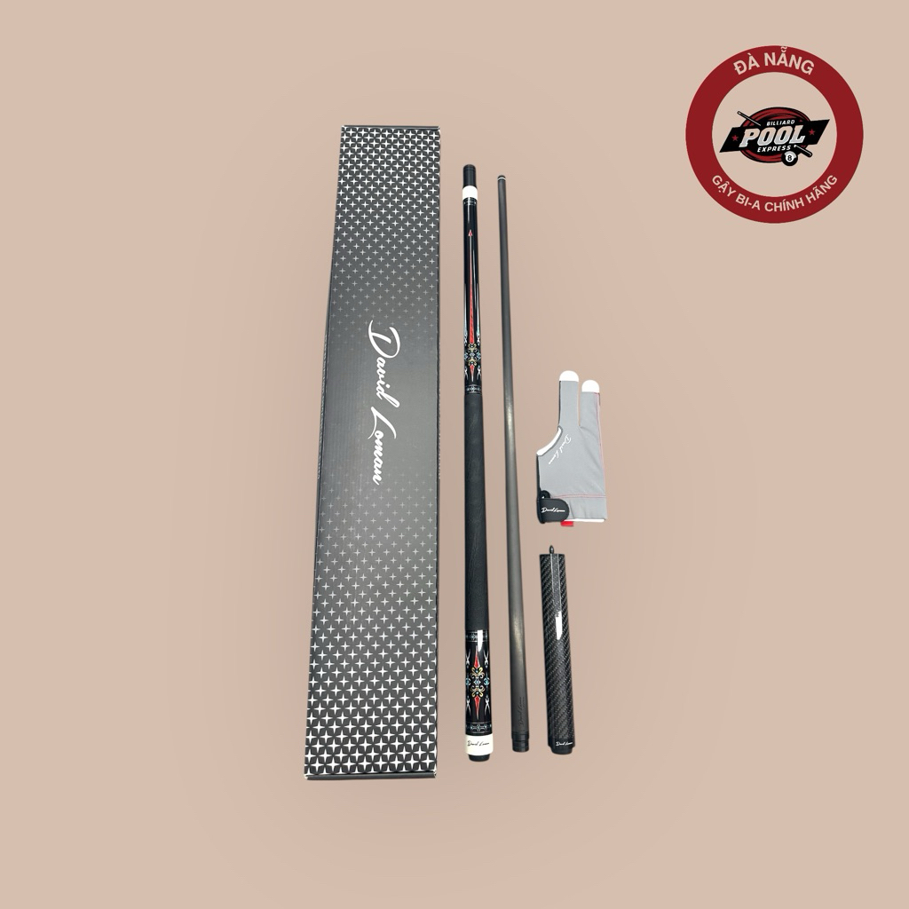 Gậy bi-a David Loman Phantom X (NEW 2026) [Chính hãng] kèm ngọn Classic/Skyline/Ultra/Pro BlackTech