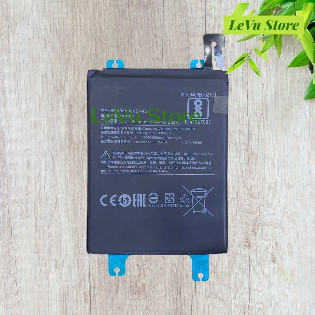 Pin Redmi Note 5 [BN45 / 4000mAh] Vỏ Đen