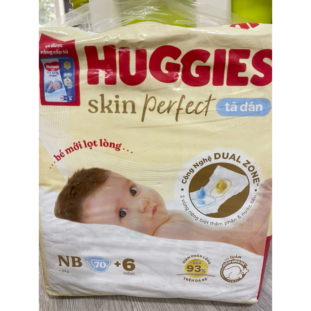 XẢ KHO BỈM HUGGIES PERFECT TÃ DÁN NB70, XXL48 MIẾNG
