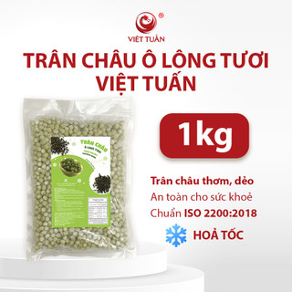 Hỏa Tốc | Trân Châu Ô Long Tươi, Dẻo Thơm, Đậm Vị Trà Gói 1kg Hiệu Việt Tuấn