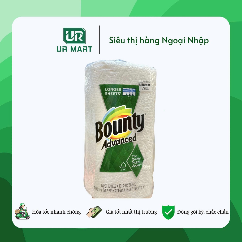 Giấy Vệ Sinh Bounty Advanced Cuộn Dài
