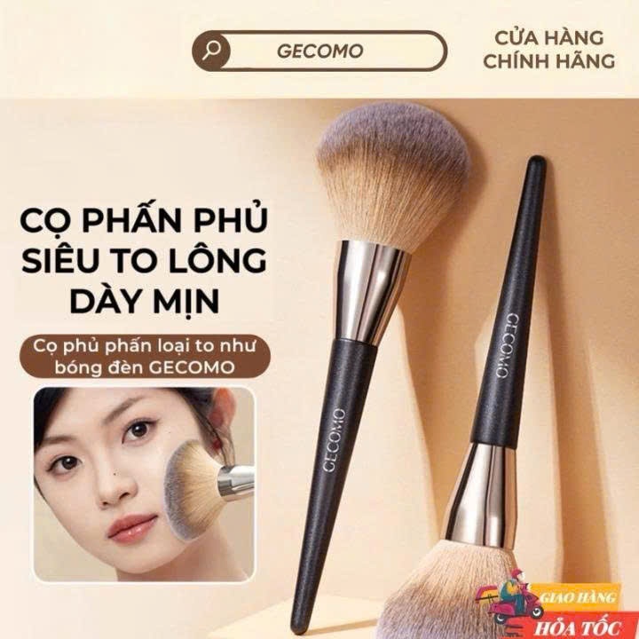 Cọ má hồng cọ phủ phấn phấn GECOMO giúp phấn má không bị vón cục | GQ BEAUTY