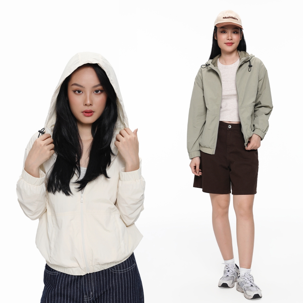 Áo Khoác Dù Nữ Couple TX 2 Lớp Form Regular mix Relax WOP 2099 | BigBuy360 - bigbuy360.vn