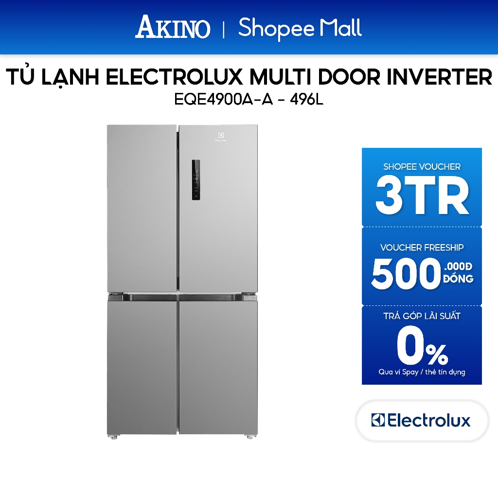 EQE4900A-A | EQE4900A-A - Tủ lạnh Electrolux Inverter 496 lít - Hàng chính hãng