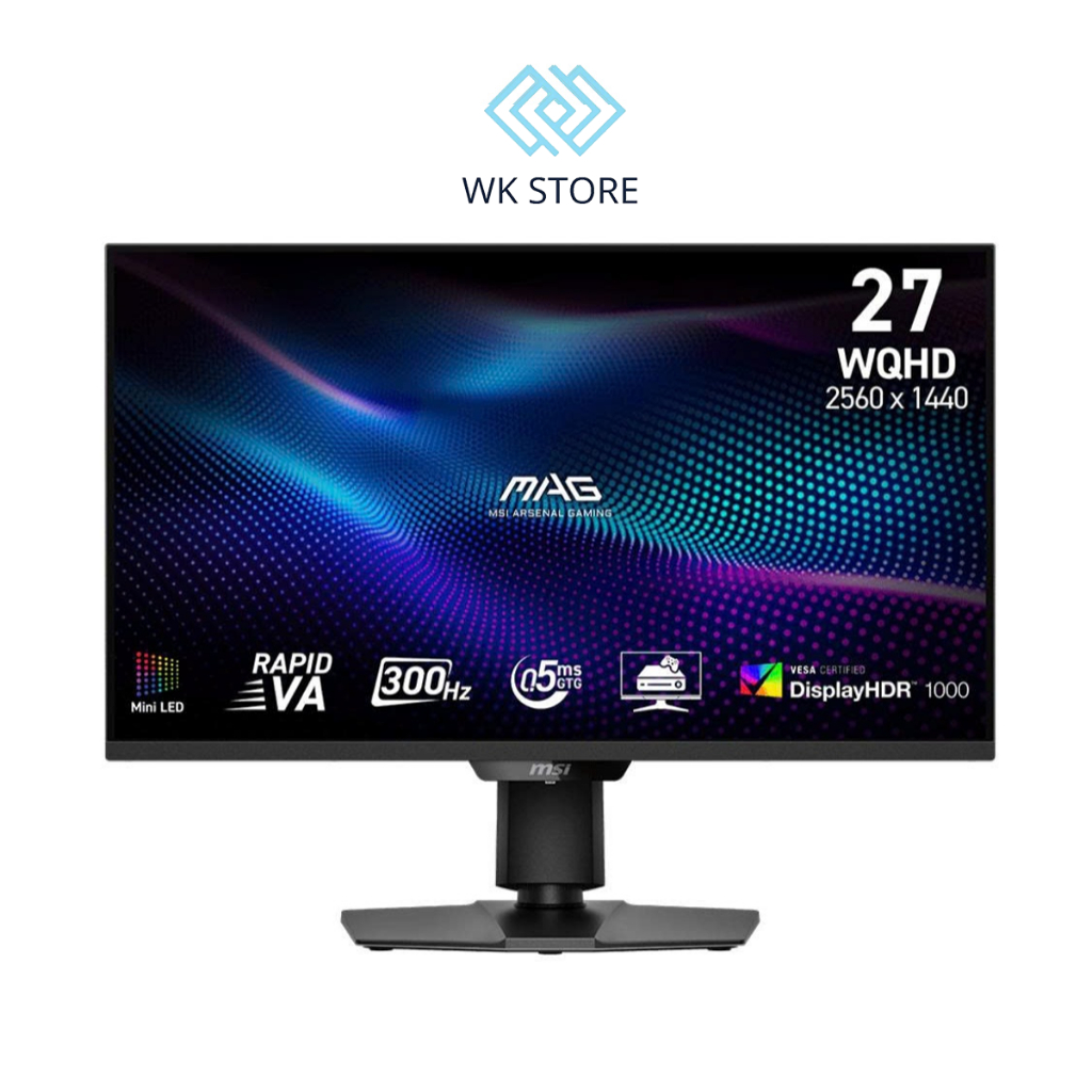 MÀN HÌNH MSI MAG 274QPF X30MV WQHD (2K) / Rapid VA/ 300Hz/ 0.5 ms, Mới BH 36T