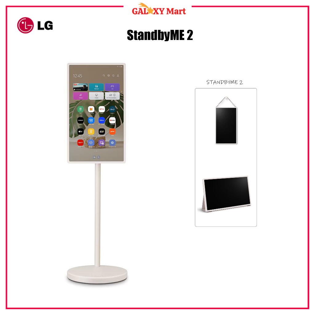 Màn hình thông minh LG Standbyme 227LX6TDGA vs Smart Monitor Swing 32U889SA-W 31.5 inch 4K -UHD IPS 