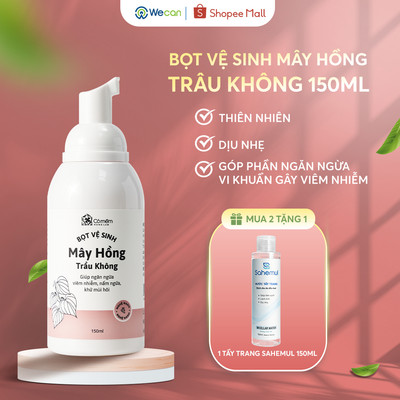 Bọt Vệ Sinh Phụ Nữ Mây Hồng Tinh Chất Trầu Không Cỏ Mềm 150ml