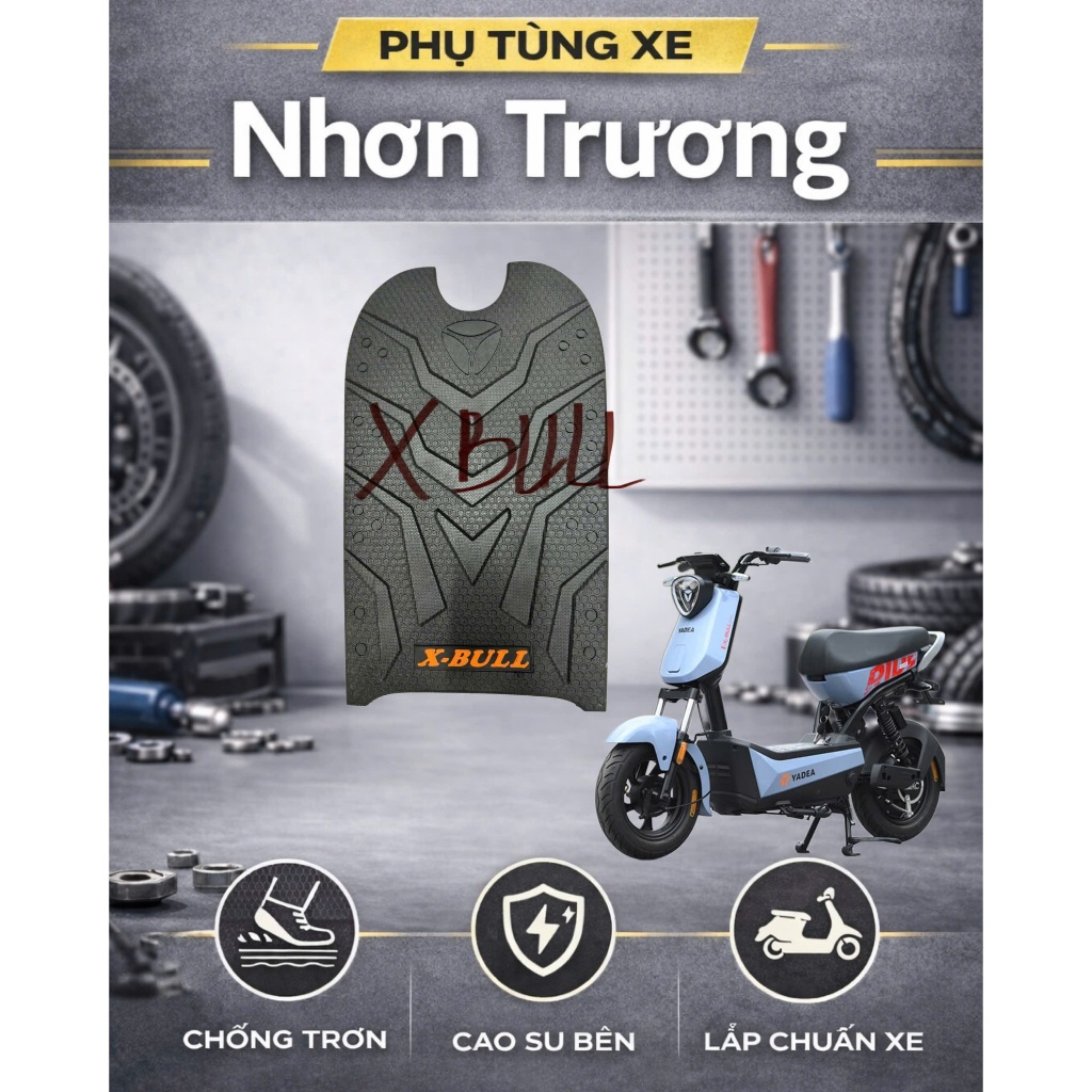 Thảm Lót Sàn Xe Điện Yadea X-Bull 1