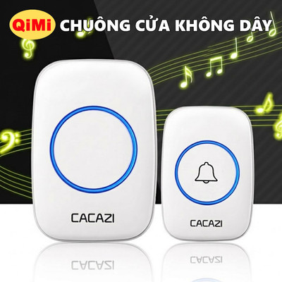 Chuông Cửa Không Dây A10 Chống Nước Gắn Ngoài Trời, Khoảng Cách Kết Nối Xa, Lắp Đặt Dễ Dàng, Nhỏ Gọn