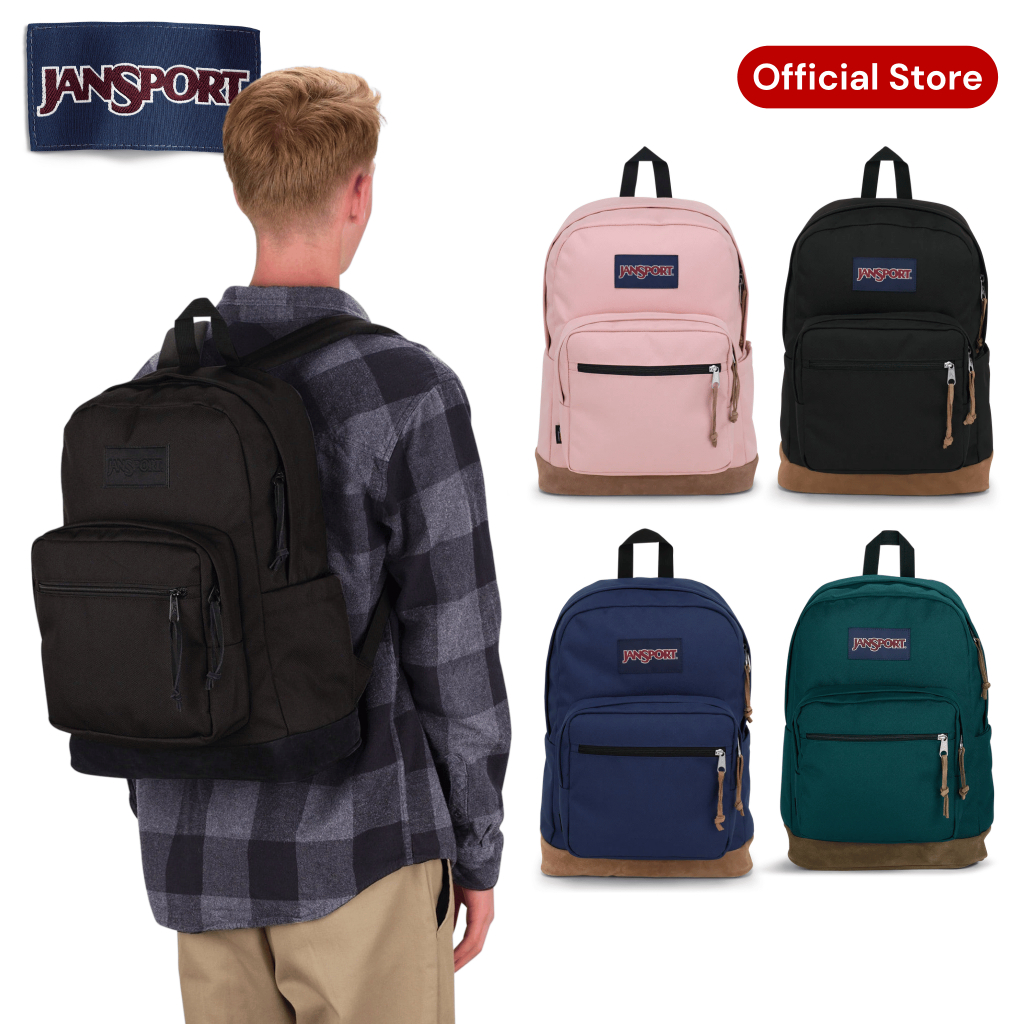 Balo chính hãng Jansport (USA) Right Pack 28L cao cấp, sức chứa lớp, có ngăn đựng laptop, JS0A4QVA