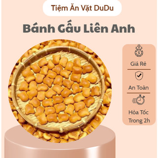 Bánh Gấu Liên Anh, Bánh Gấu Nhân Kem Thơm Ngon, Bánh Gấu Ăn Vặt Tuổi Thơ - Tiêm Ăn Vặt Dudu