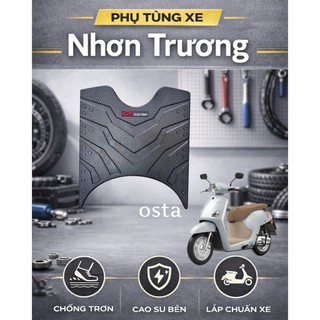 Thảm lót sàn xe máy điện Yadea Oris và Yadea Orla chất liệu cao su dày 8 li nặng 1kg 1
