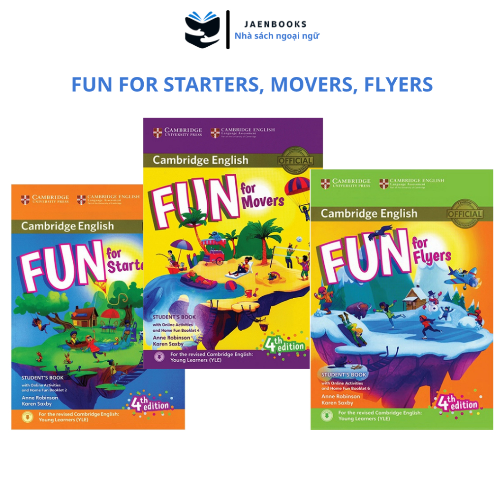 Sách tiếng anh - Fun For Starters, Movers, Flyers & Combo - có file nghe