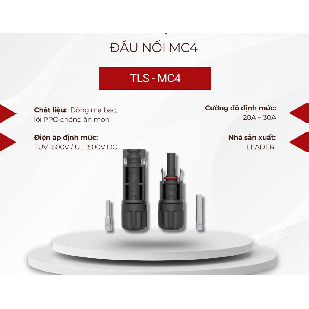 BỘ JACK MC4 LEADER