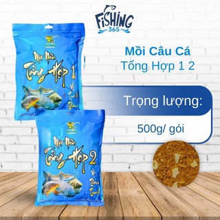 Mồi Câu Cá Tổng Hợp 1 2 Phú Thành 500G Trộn Sẵn Đa Năng Dễ Dùng Hiệu Quả Cho Nhiều Loại Cá