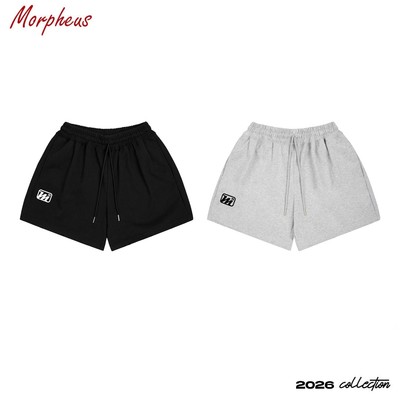 Quần Short Nỉ Nam Nữ LocalBrand Morpheus Thêu Logo, Form TRÊN GỐI ỐNG RỘNG, Cotton Thoáng Mát