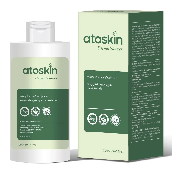 Sữa tắm ngăn ngừa mụn lưng Atoskin Derma Shower (280ml)