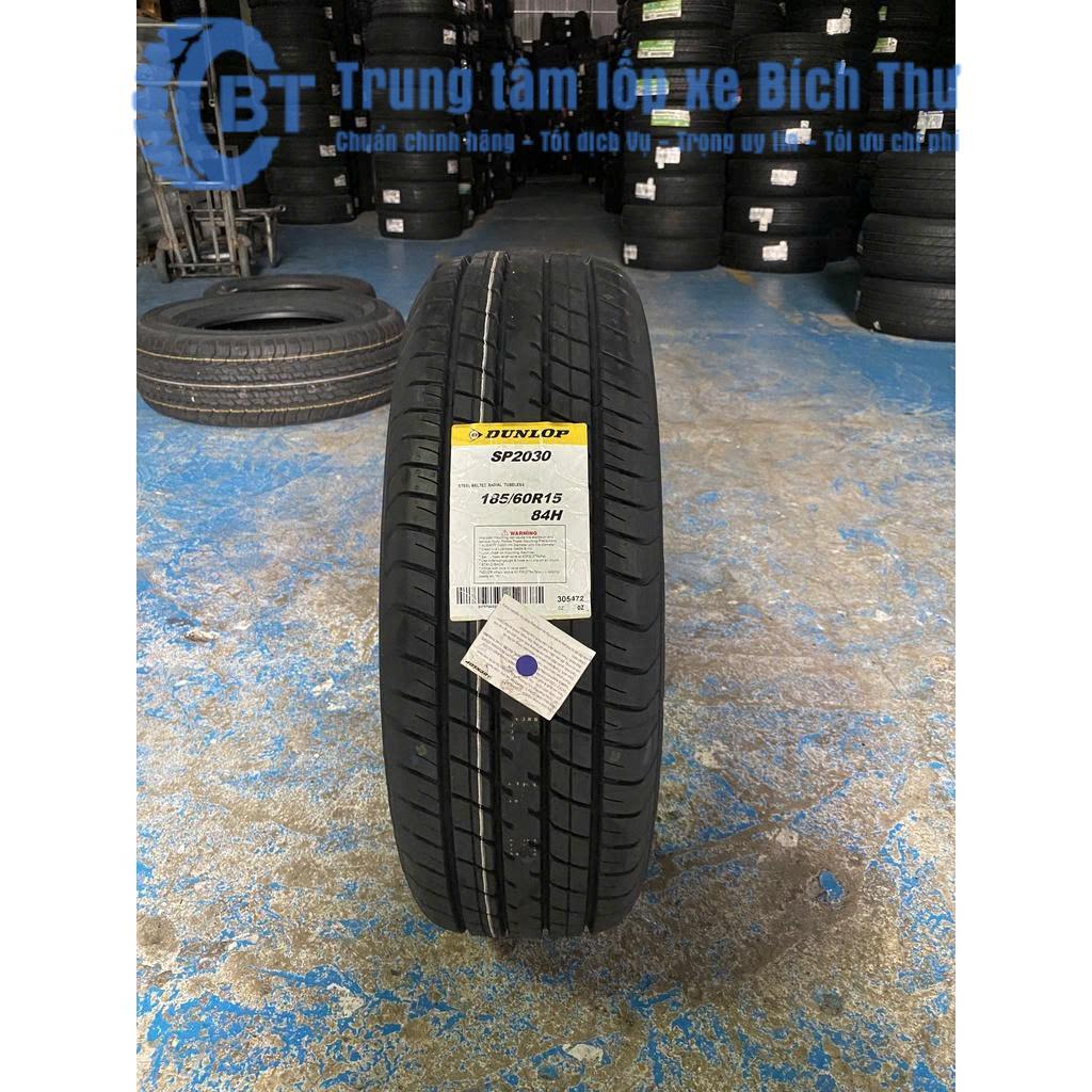 Lốp Dunlop 185/60R15 SP2030 Cửa Hàng Lốp Bích Thư, Lốp Xe Bền Bỉ, Êm Ái, Khả Năng Bám Đường Vượt Trộ